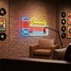 Podcast Neon Sign Custom, Name Mic LED Light, Podcast Studio Recording Decor