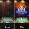 Pool Room Neon Sign Custom, Billiard LED Light, Game Room Man Cave Wall Decor