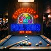 Pool Room Neon Sign Custom, Billiard LED Light, Game Room Man Cave Wall Decor