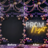 Prom Neon Sign Custom, Name LED Light, Prom Night Party Backdrop Wall Decor