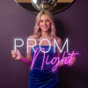 Prom Neon Sign Custom, Name LED Light, Prom Night Party Backdrop Wall Decor
