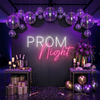 Prom Neon Sign Custom, Name LED Light, Prom Night Party Backdrop Wall Decor