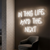Quote Neon Sign Custom, Couple Names Heart LED Light, Bedroom Wall Decor
