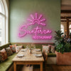 Restaurant Neon Sign Custom, Name LED Light, Cafe Diner Storefront Wall Decor