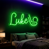 School Neon Sign Custom, Name Desk Lamp LED Light, Kids Room Decor