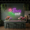 Shop Neon Sign Custom, Business Name LED Light, Boutique Storefront Wall Decor