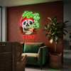 Skull Neon Sign Custom, Name LED Light, Man Cave Game Room Wall Decor Gift