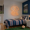 Soccer Jersey Neon Sign Custom, Name Number LED Light, Boys Room Decor