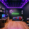 Soccer Neon Sign Custom, Name Ball LED Light, Kids Bedroom Wall Decor Gift