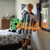 Soccer Neon Sign Custom, Name Ball LED Light, Kids Room Wall Sports Decor