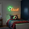 Soccer Neon Sign Custom, Name Ball LED Light, Kids Room Wall Sports Decor