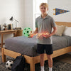 Soccer Neon Sign Custom, Name Ball LED Light, Kids Room Wall Sports Decor