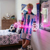 Soccer Neon Sign with Name, Ball LED Light, Kids Bedroom Wall Sports Decor