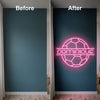 Soccer Neon Sign with Name, Custom Ball LED Light, Boys Room Decor