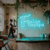 Spa Neon Sign Custom, Name LED Light, Day Spa Salon Storefront Wall Decor