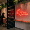 Spa Neon Sign Custom, Name LED Light, Day Spa Salon Storefront Wall Decor