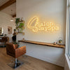 Spa Neon Sign Custom, Name LED Light, Day Spa Salon Storefront Wall Decor