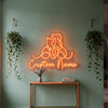 Spa Neon Sign Custom, Woman Line Art LED Light, Beauty Salon Decor