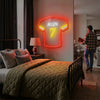 Sports Jersey Neon Sign Custom, Name Number LED Light, Boys Room Wall Decor