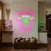 Sports Jersey Neon Sign Custom, Name Number LED Light, Boys Room Wall Decor