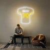 Sports Jersey Neon Sign Custom, Name Number LED Light, Boys Room Wall Decor