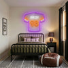 Sports Jersey Neon Sign Custom, Name Number LED Light, Boys Room Wall Decor