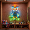 Sugar Skull Neon Sign Custom, Name LED Light, Day of the Dead Wall Decor Gift