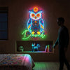 Sugar Skull Neon Sign Custom, Name LED Light, Day of the Dead Wall Decor Gift