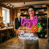 Tailor Shop Neon Sign Custom, Name Sewing LED Light, Sewing Room Storefront Decor