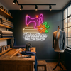 Tailor Shop Neon Sign Custom, Name Sewing LED Light, Sewing Room Storefront Decor