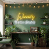 Tattoo Neon Sign Custom, Name LED Light, Tattoo Shop Studio Wall Decor