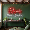 Tattoo Neon Sign Custom, Name LED Light, Tattoo Shop Studio Wall Decor