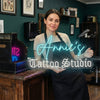 Tattoo Neon Sign Custom, Name LED Light, Tattoo Shop Studio Wall Decor