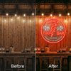 Tiki Bar Neon Sign Custom, Name Parrot Palm LED Light, Tropical Home Bar Decor