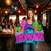Tropical Neon Sign Custom, Flamingo LED Light, Tiki Home Bar Lounge Wall Decor