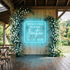 Wedding Neon Sign Custom, Last Name LED Light, Reception Backdrop Decor Sign