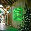 Wedding Neon Sign Custom, Last Name LED Light, Reception Backdrop Decor Sign
