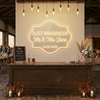 Wedding Neon Sign Custom, Last Name LED Light, Reception Backdrop Wall Decor