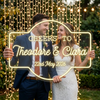 Wedding Neon Sign Custom, Last Name LED Light, Reception Backdrop Wall Decor