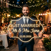 Wedding Neon Sign Custom, Last Name LED Light, Reception Backdrop Wall Decor