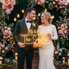 Wedding Neon Sign Custom, Mr Mrs Last Name LED Light, Reception Decor