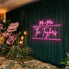 Wedding Neon Sign Custom, Mr Mrs Last Name LED Light, Reception Decor