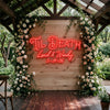 Wedding Neon Sign Custom, Name Date LED Light, Reception Backdrop Wall Decor