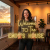 Welcome Home Neon Sign Custom, Family Name LED Light, Entryway Wall Decor Gift