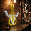 Western Music Neon Sign Custom, Guitar LED Light, Music Room Bar Wall Decor