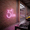 Workshop Neon Sign Custom, Name LED Light, Garage Man Cave Workshop Wall Decor