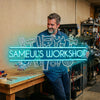 Workshop Neon Sign Custom, Name Tool LED Light, Garage Man Cave Wall Decor