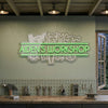 Workshop Neon Sign Custom, Name Tool LED Light, Garage Man Cave Wall Decor