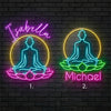 Yoga Neon Sign Custom, Name Lotus LED Light, Yoga Studio Meditation Wall Decor