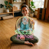 Yoga Neon Sign Custom, Name Lotus LED Light, Yoga Studio Meditation Wall Decor